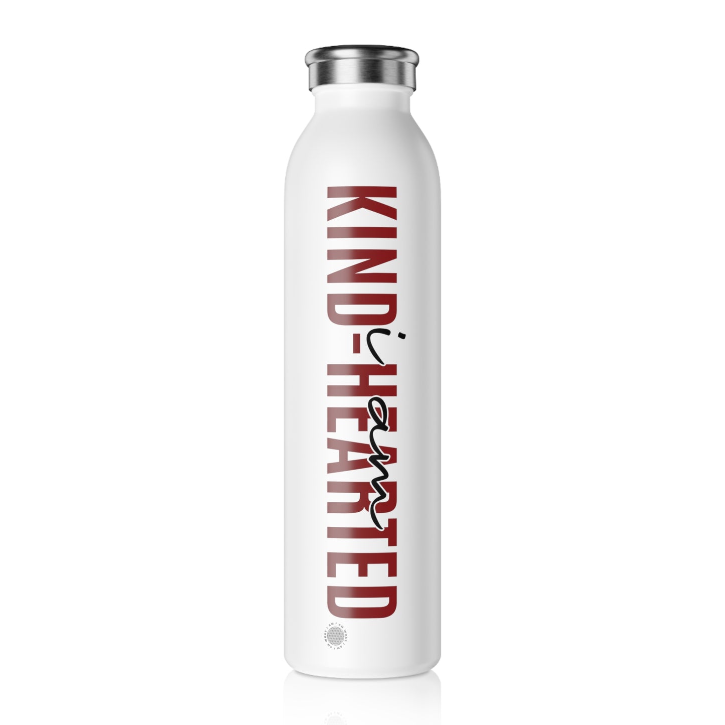 I Am Kind- Hearted 20 oz water bottle white