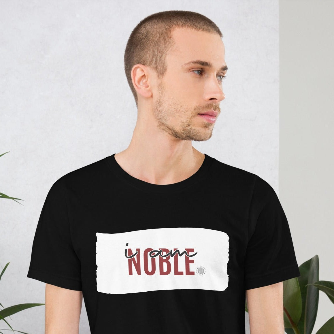 I Am Noble Adult Unisex T-Shirt black