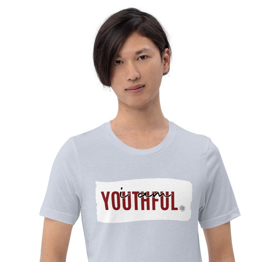 I Am Youthful Adult Unisex T-Shirt blue