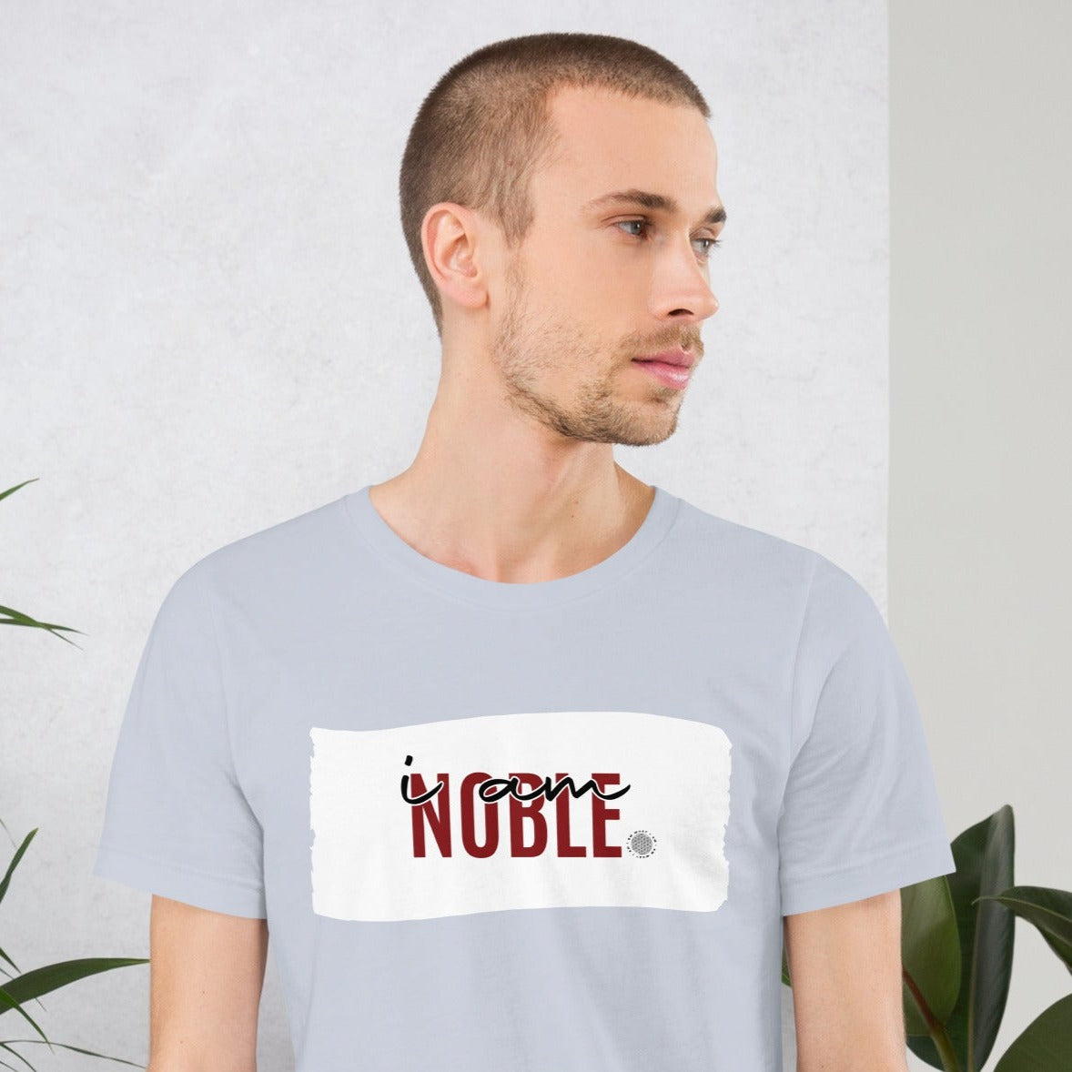 I Am Noble Adult Unisex T-Shirt blue