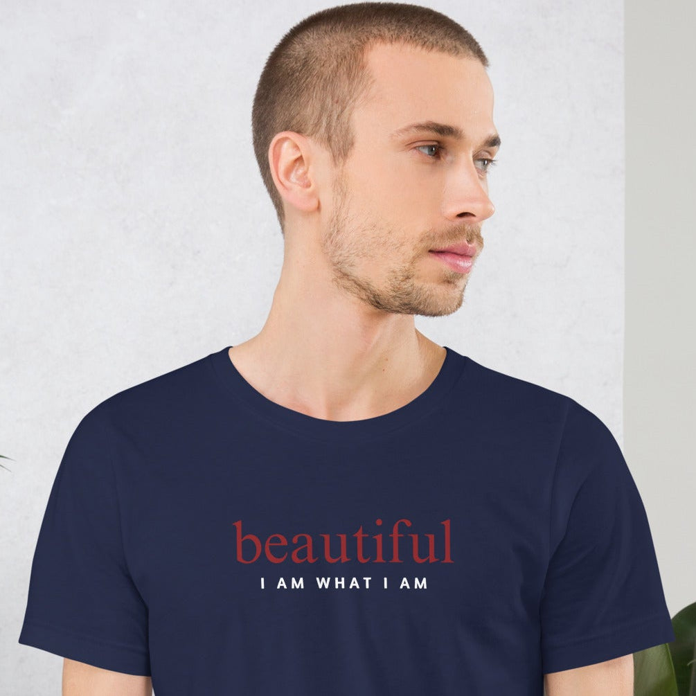 beautiful unisex-staple-t-shirt-navy