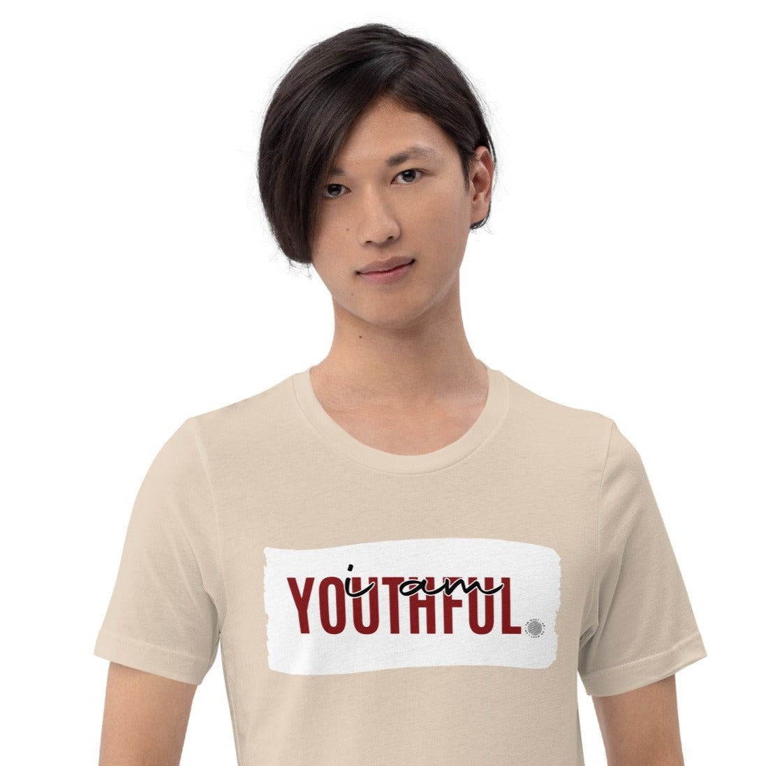 I Am Youthful Adult Unisex T-Shirt tan