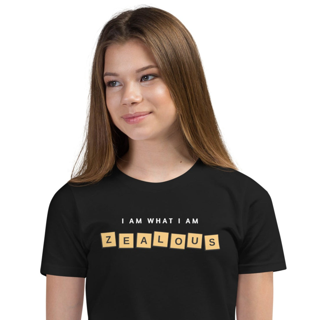 I am Zealous youth t-shirt black