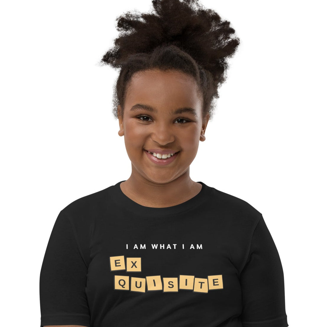 I am Exquisite youth black t-shirt