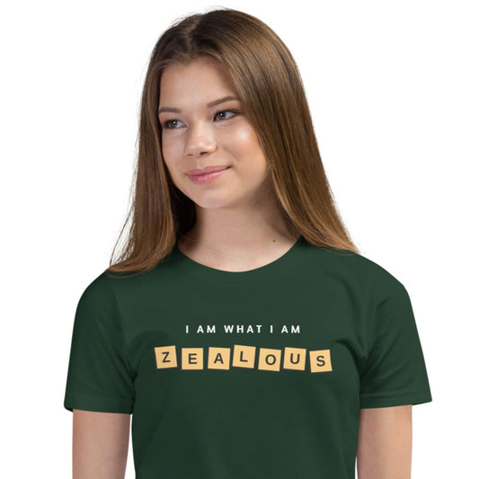 I am  Zealous green youth t-shirt