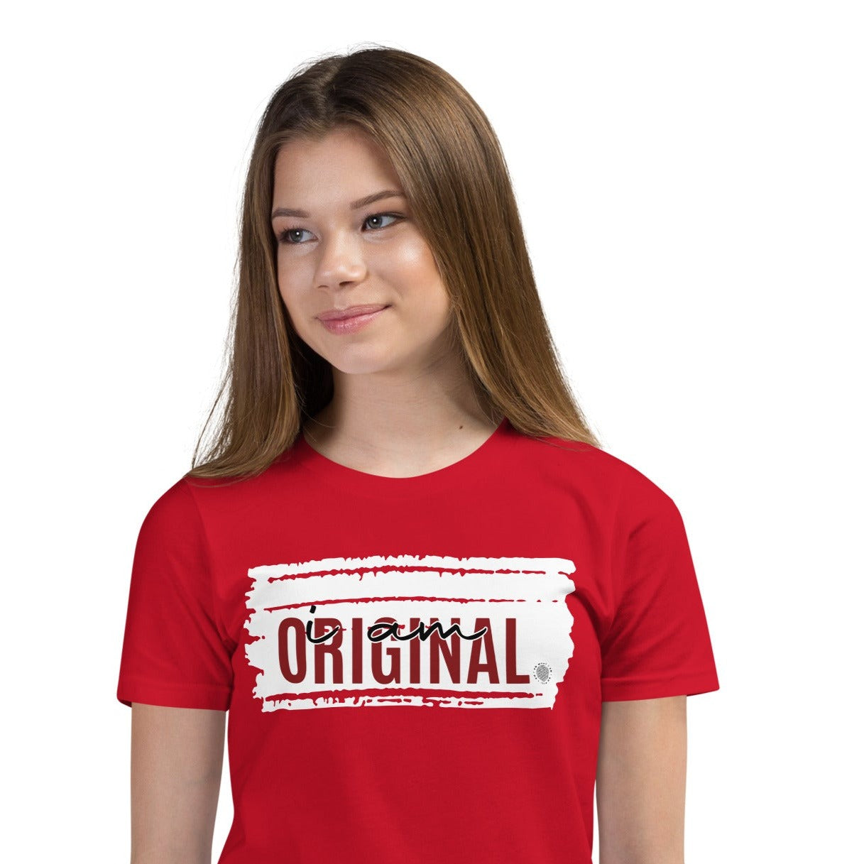I Am Original Youth T-Shirt red