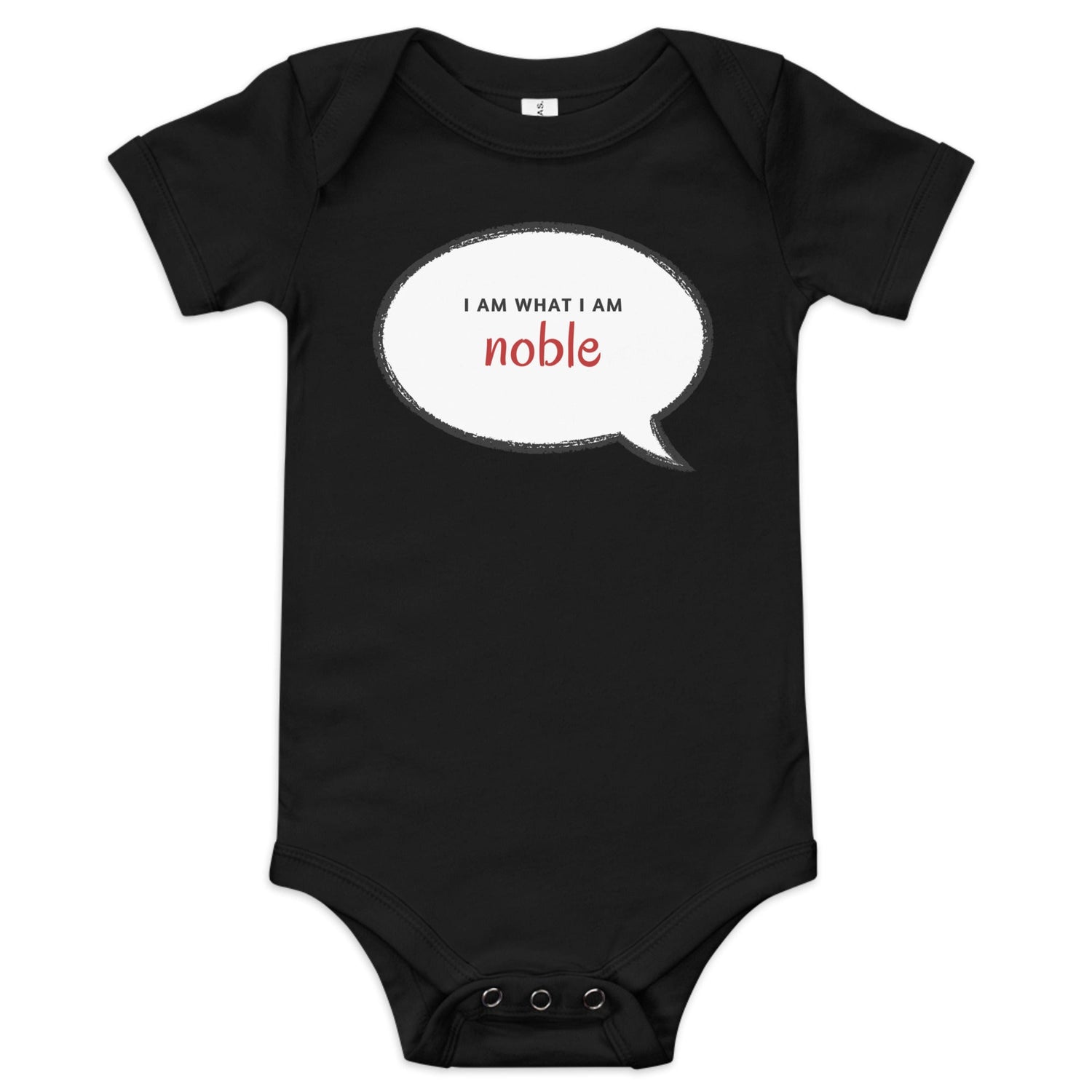 Noble baby one piece black