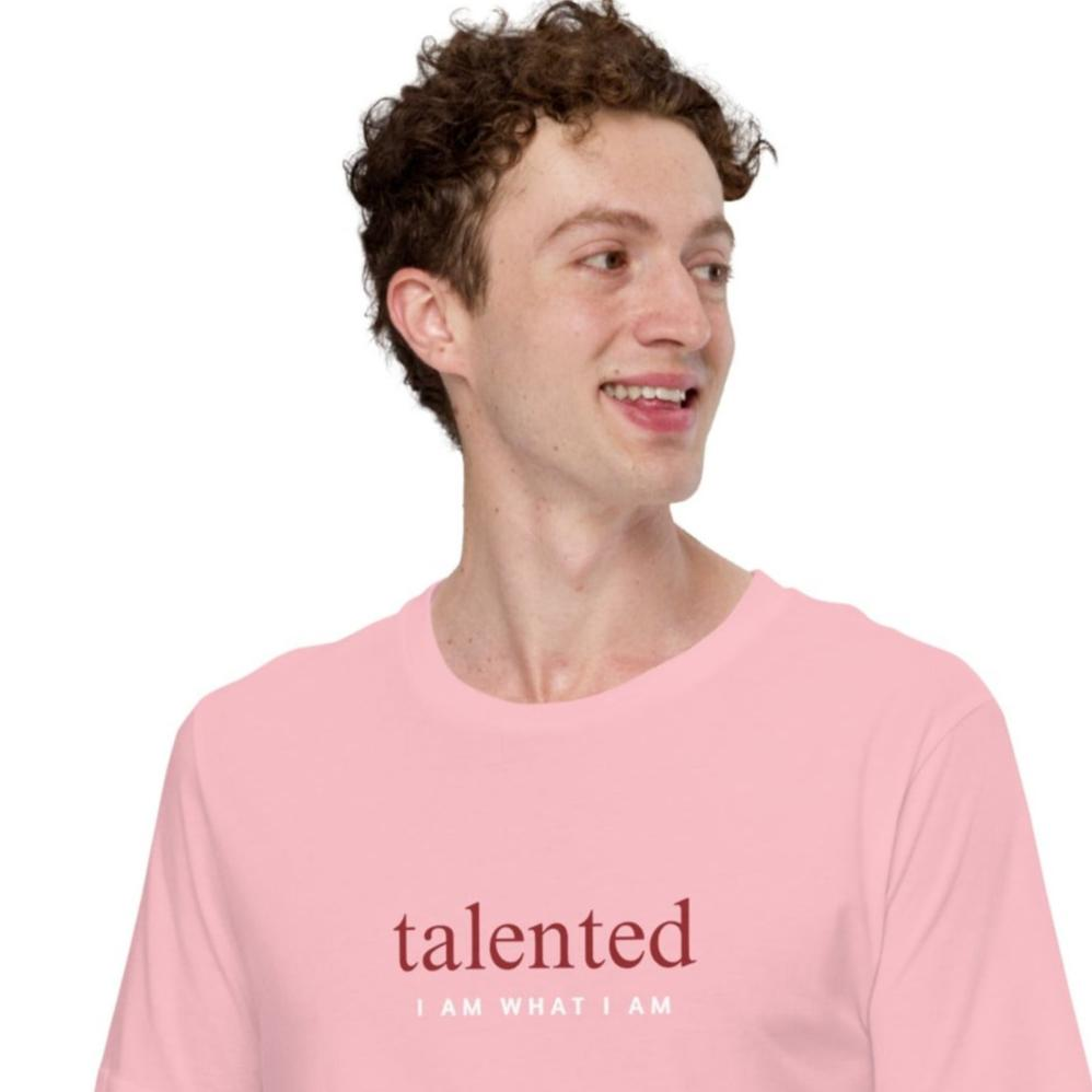 Talented unisex t-shirt pink