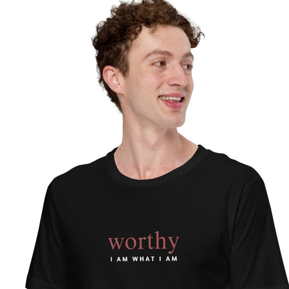Worthy unisex t-shirt black