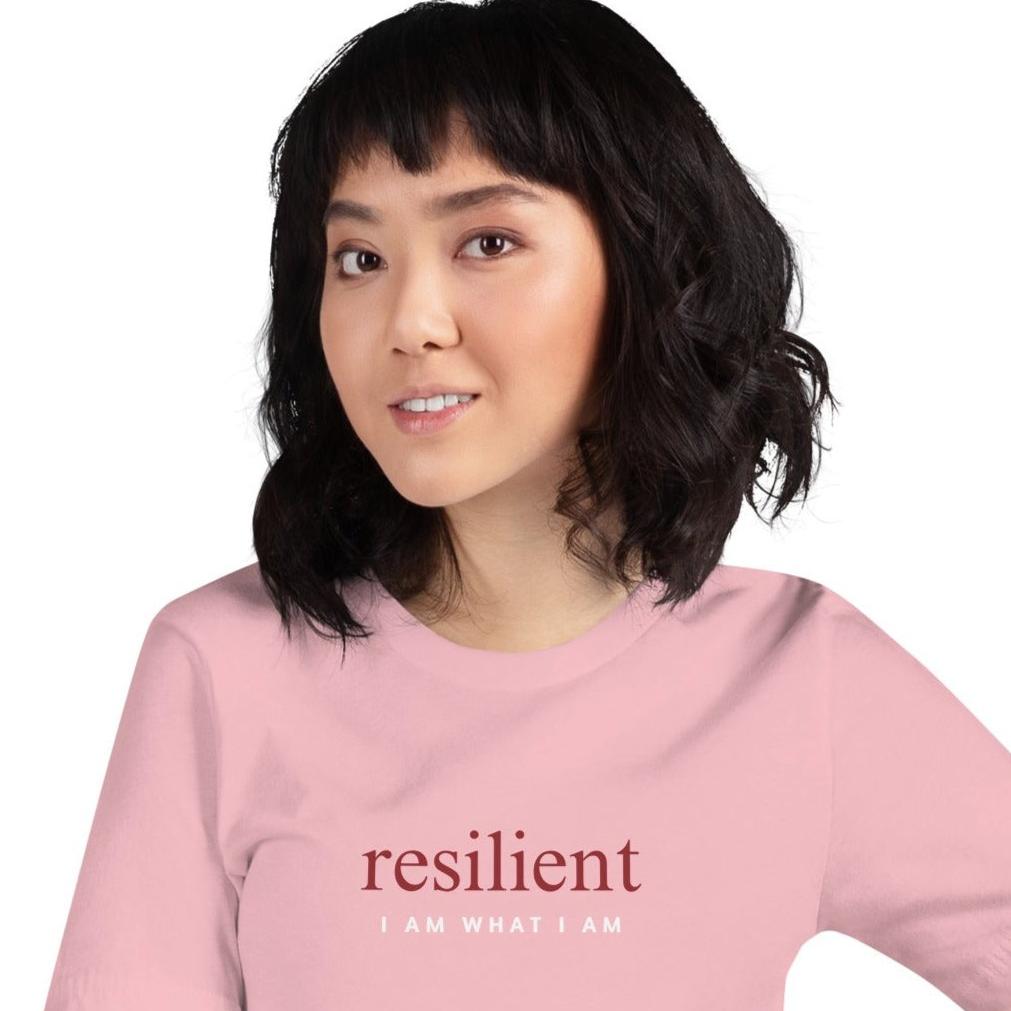 Resilient unisex t-shirt pink