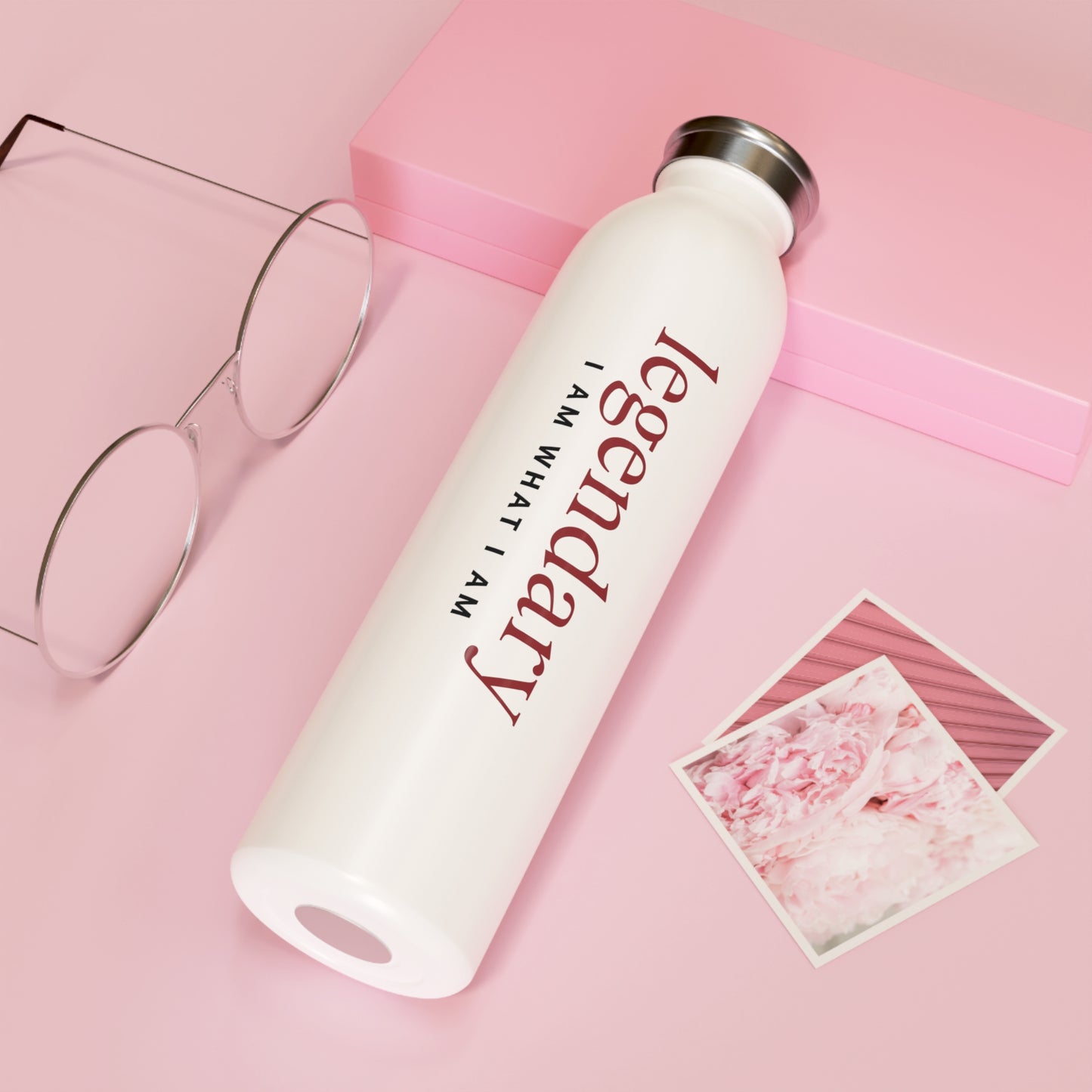 Legendary Affirmation Slim Water Bottle