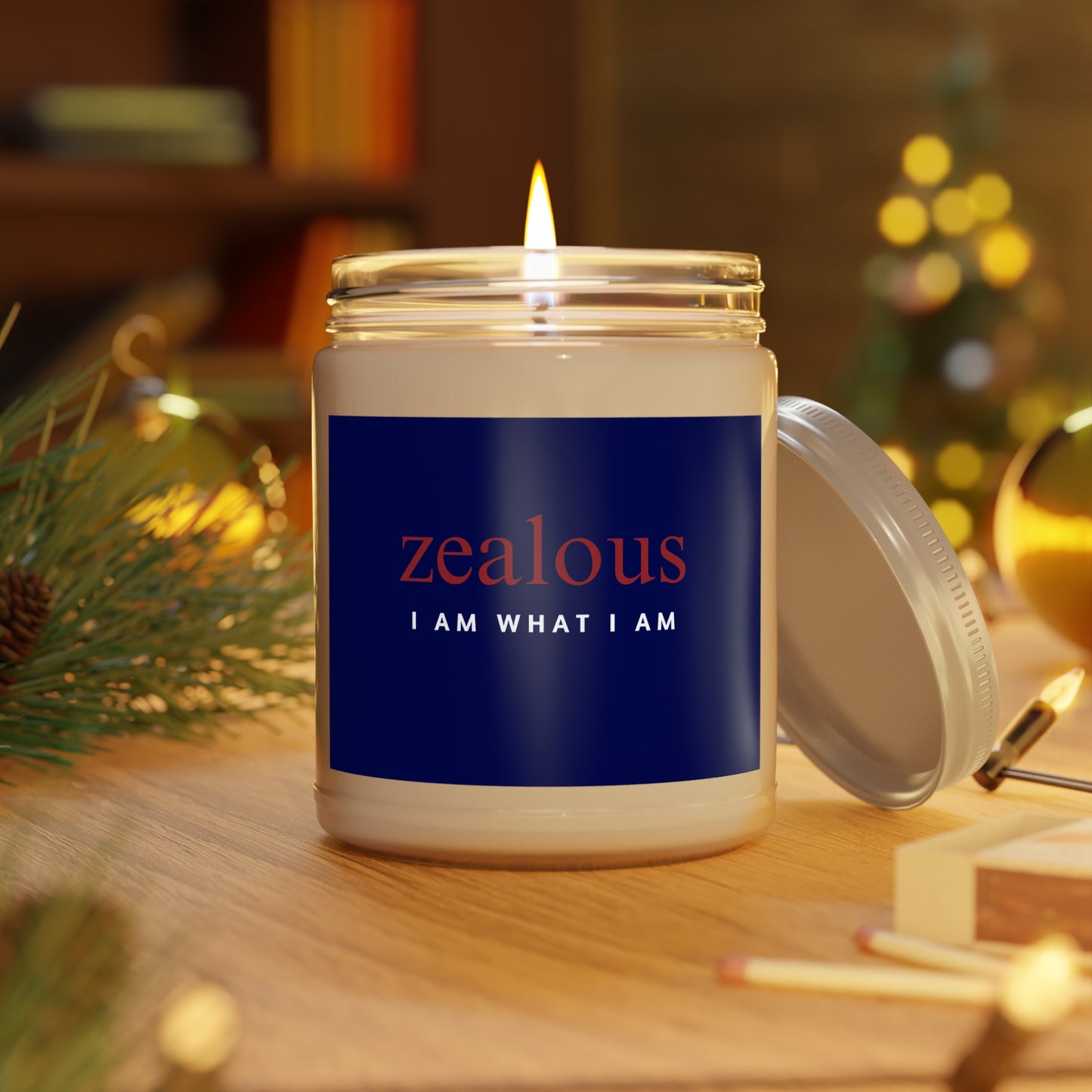 I Am Zealous affirmation 9oz candle