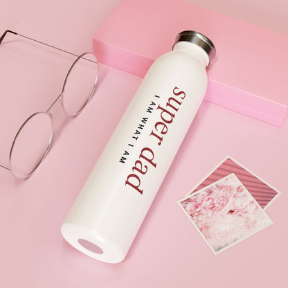 Super Dad Slim Water Bottle