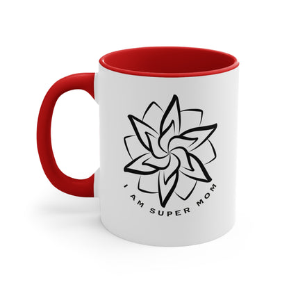 I Am Super Mom Coffee Mug, 11oz