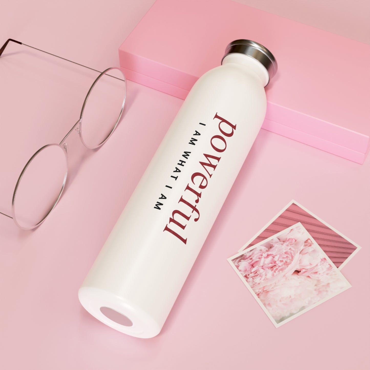 Powerful Affirmation Slim Water Bottle