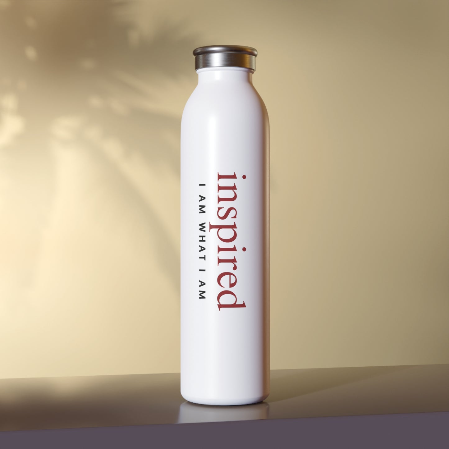 Inspired Affirmation Slim Water Bottle