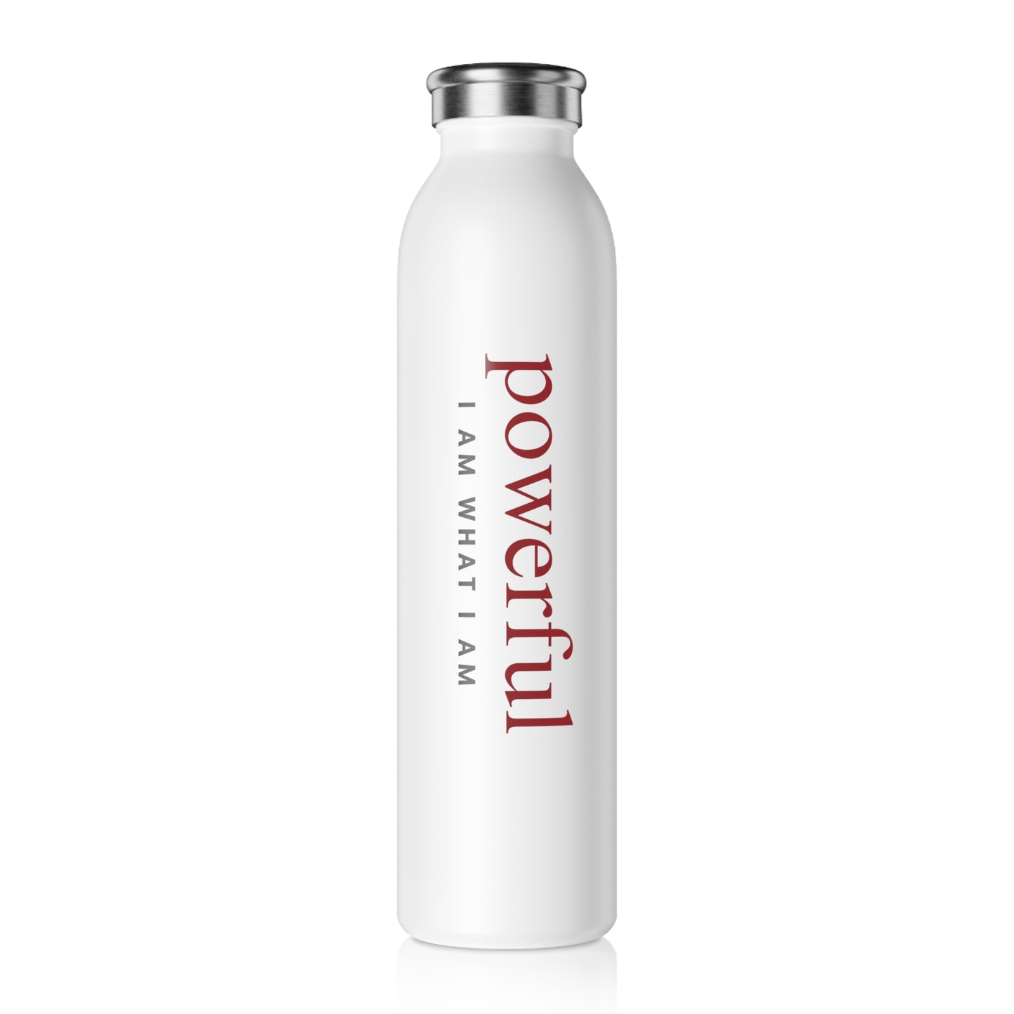 Powerful Affirmation Slim Water Bottle