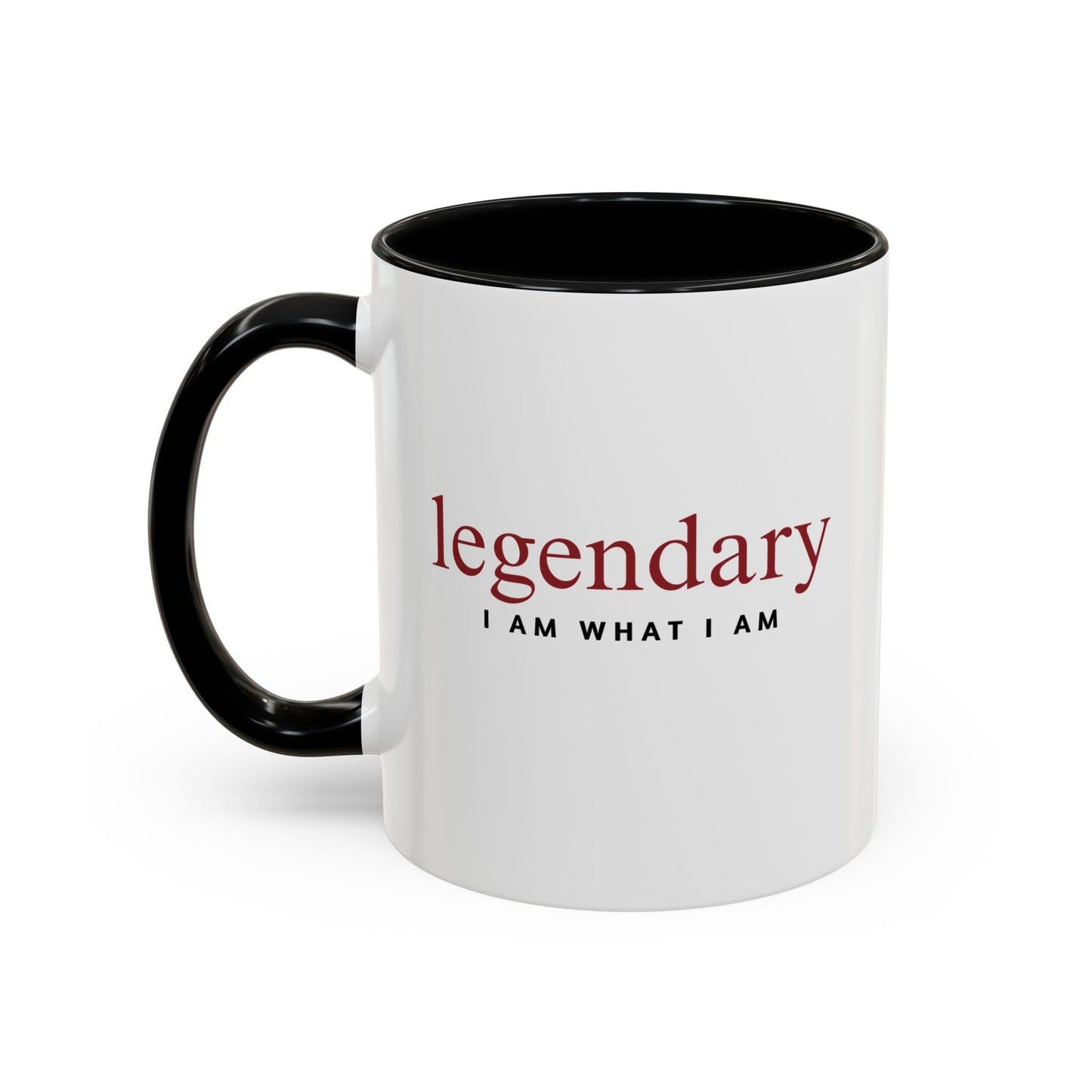 black and white legendary 11 oz mug