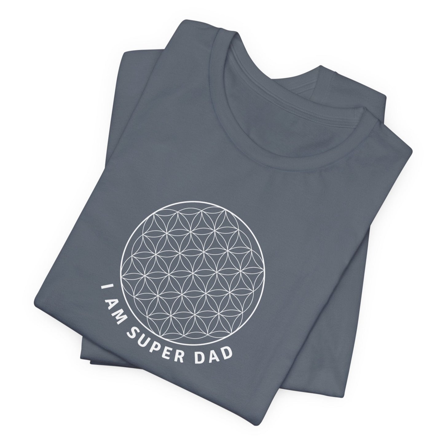 I Am Super Dad Grey T-shirt