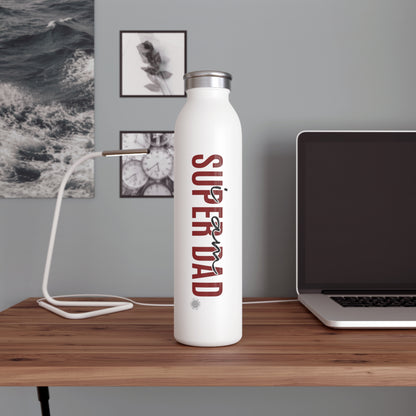 Our 'I Am Super Dad' affirmation water bottle is perfect for your loving father who does absolutely everything for you and always on the go. Show him you are grateful.