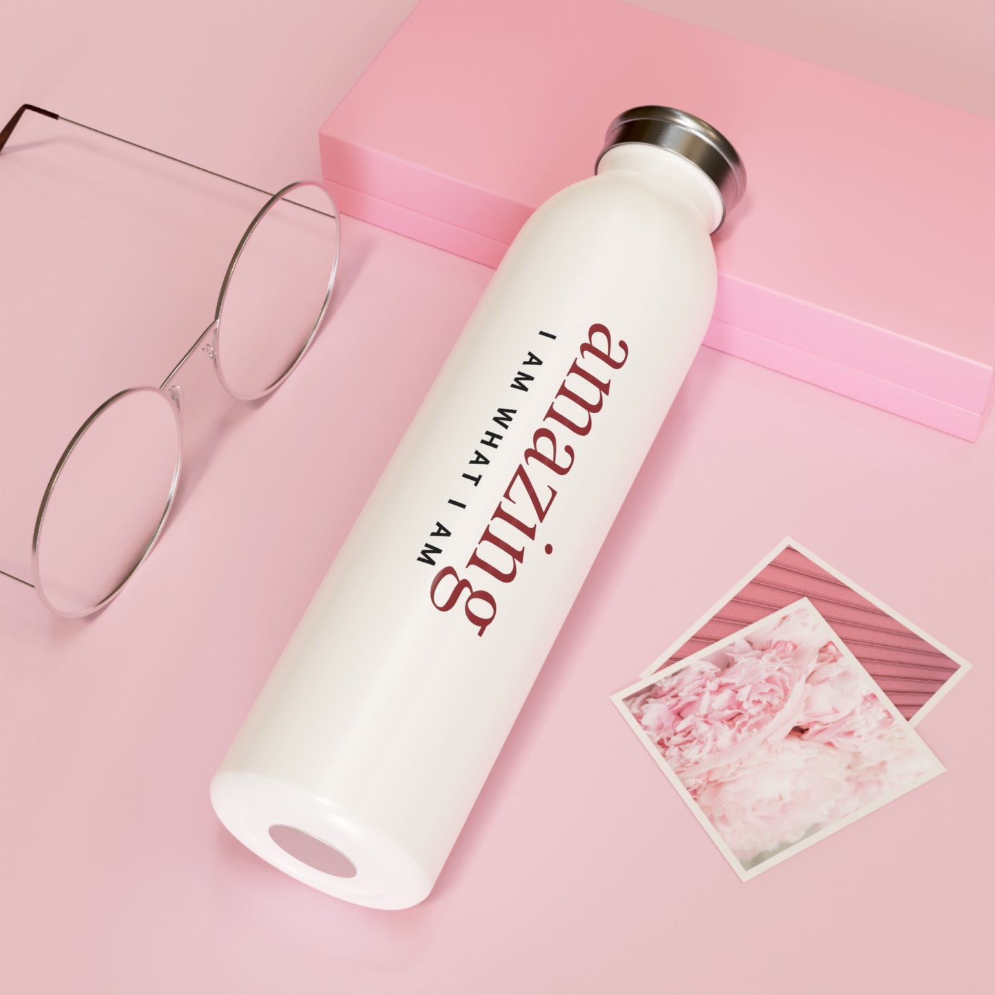 Amazing Affirmation Slim Water Bottle