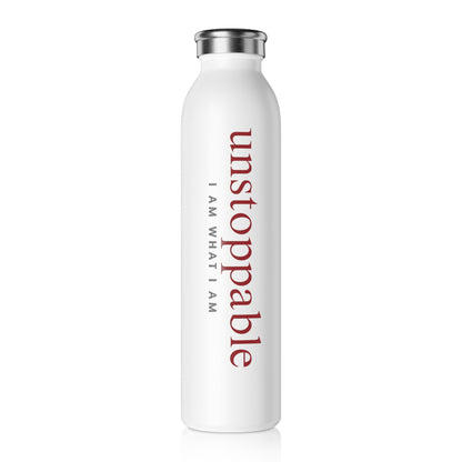 Unstoppable Affirmation Slim Water Bottle