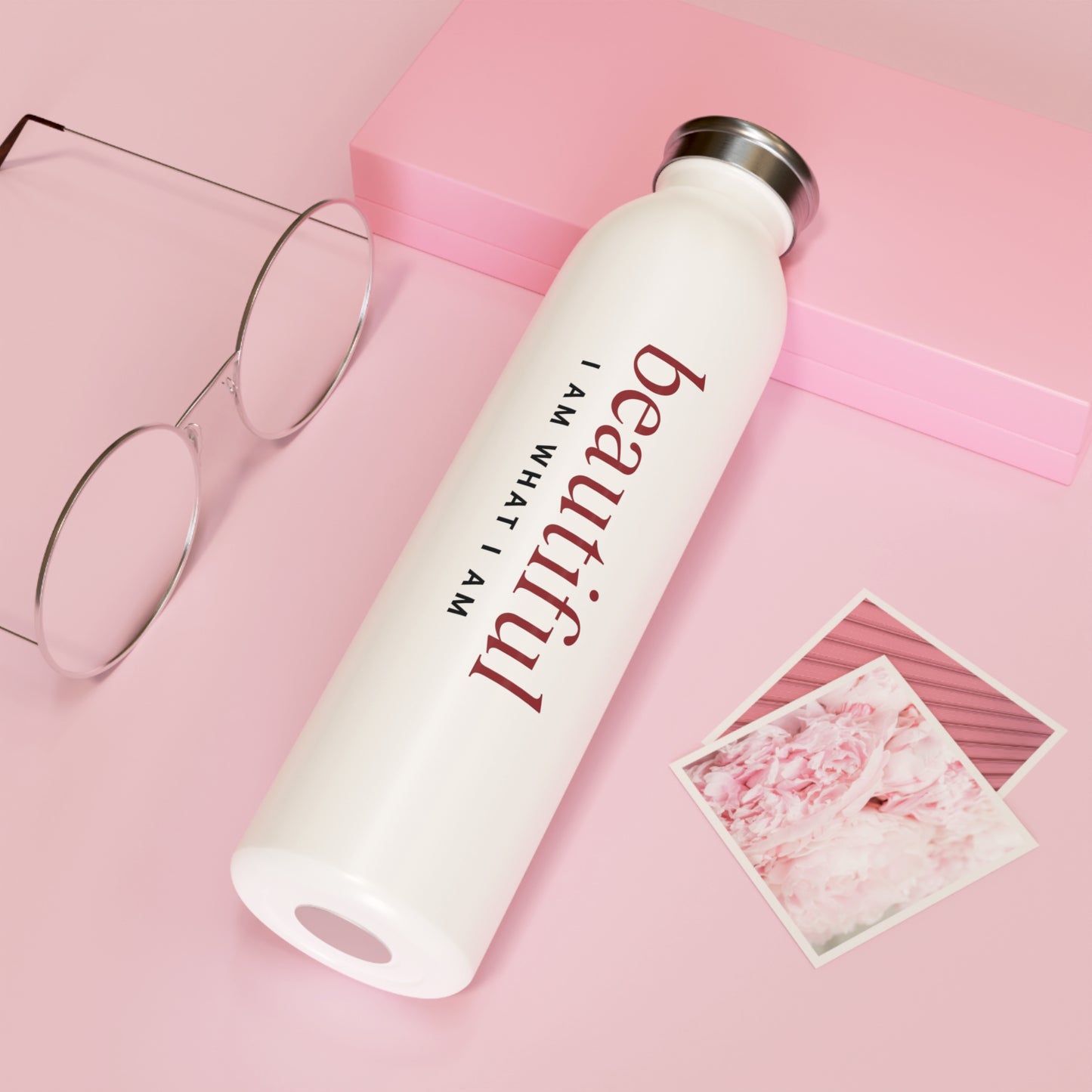 Beautiful Affirmation Slim Water Bottle