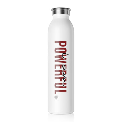 Our I Am Powerful affirmation water bottle is one of our positive affirmations for mental health. Positive thinking keeps our mindset happy and healthy. This personalized water bottle was designed to become a creator’s favorite canvas of expression.