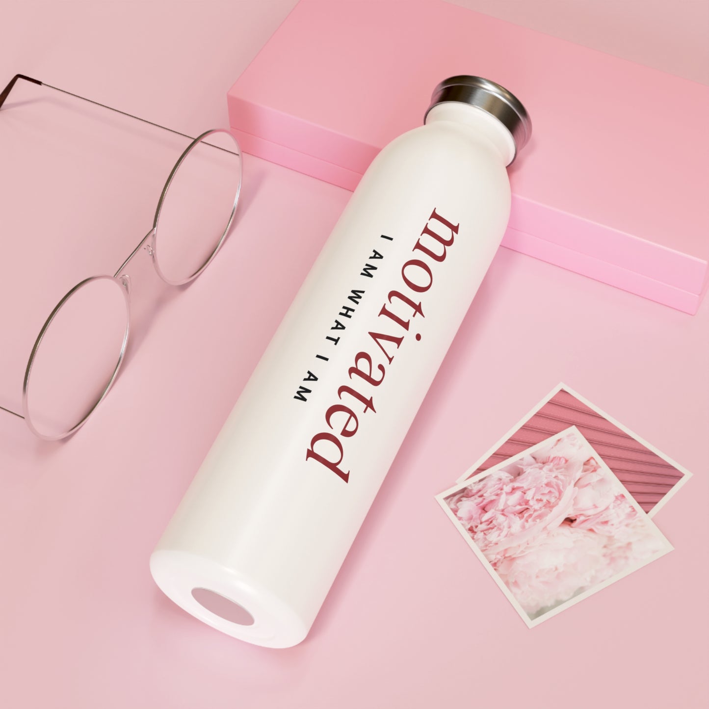 Motivated Affirmation Slim Water Bottle
