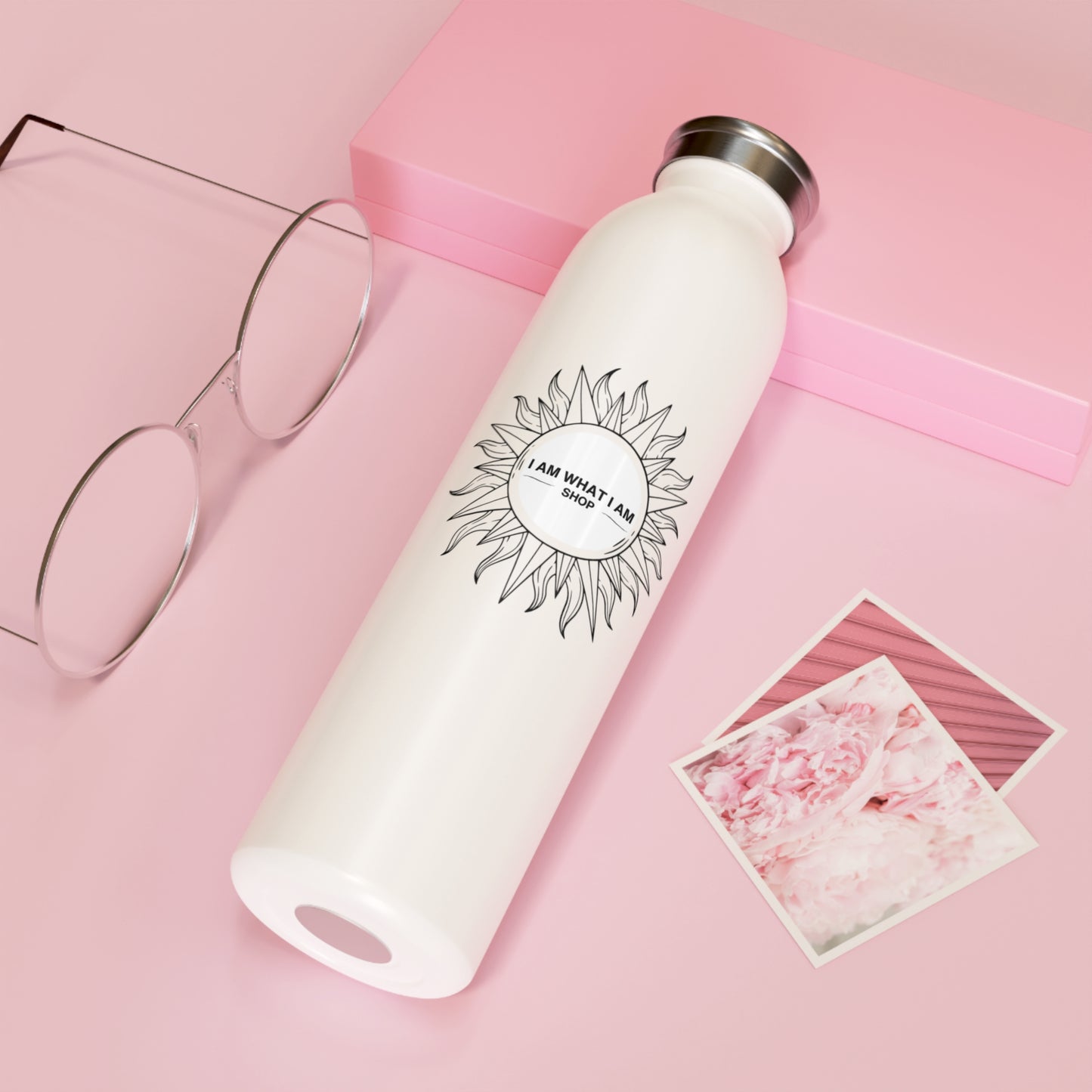 IAWIA Logo Slim Water Bottle