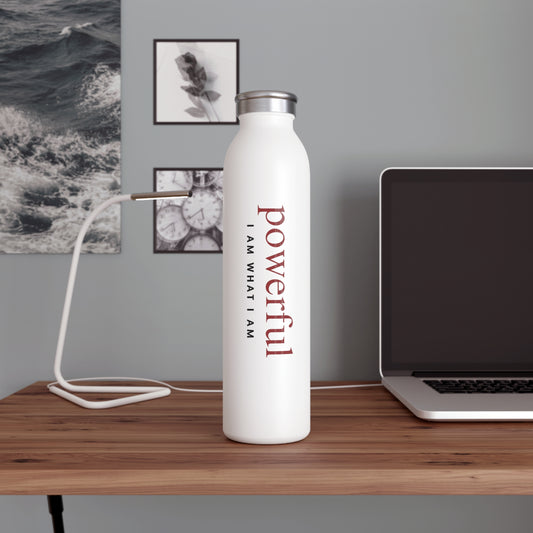 Powerful Affirmation Slim Water Bottle