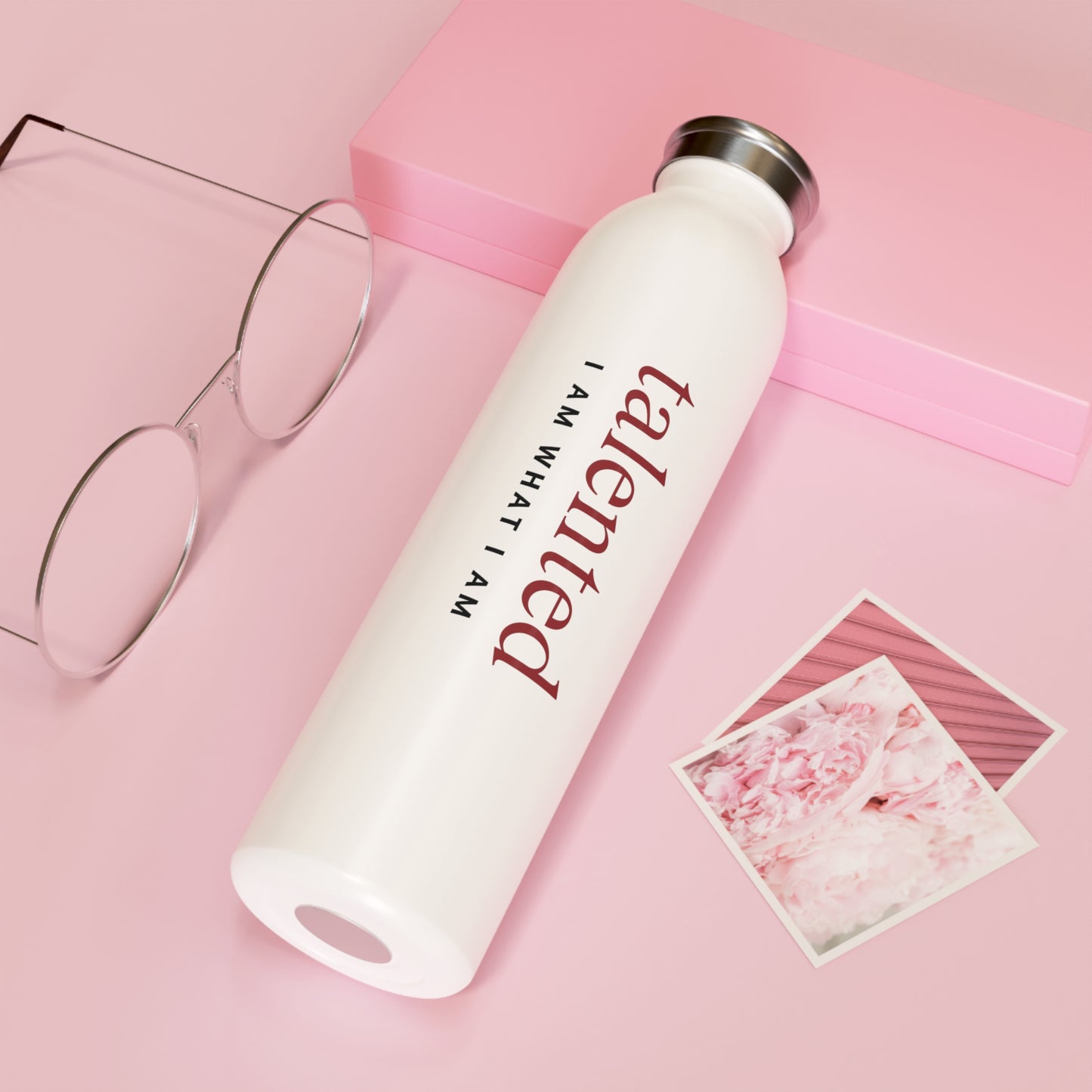 Talented Affirmation Slim Water Bottle