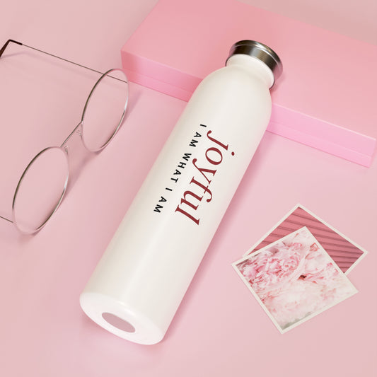 Joyful Affirmation Slim Water Bottle
