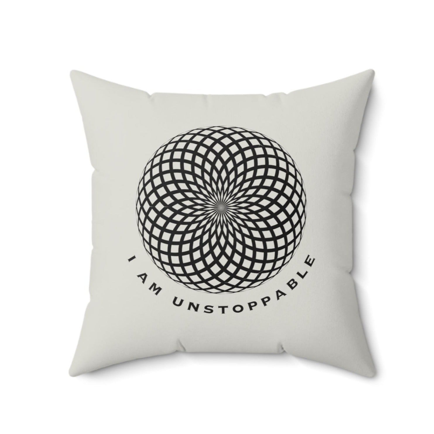 I Am Unstoppable affirmation pillow
