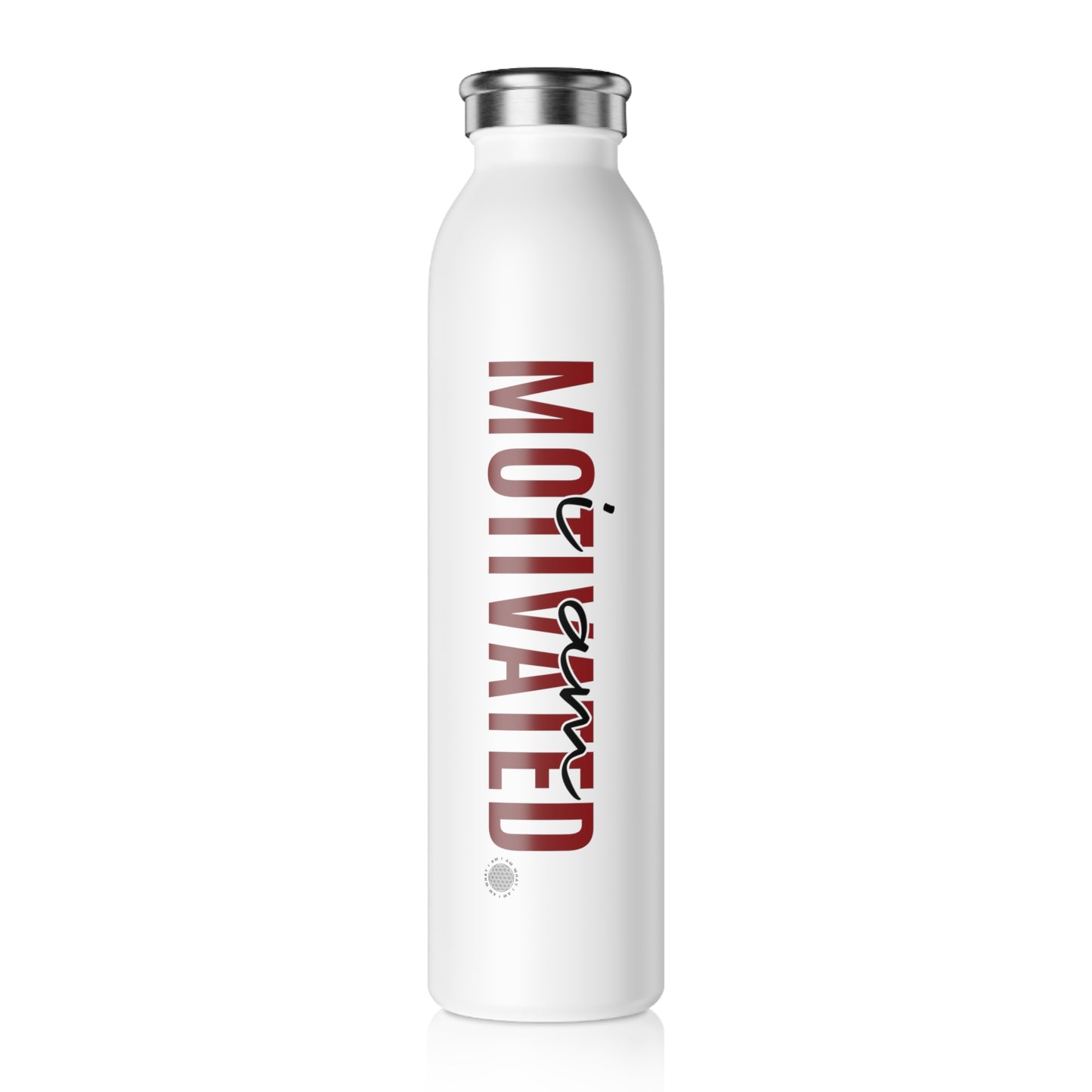 Our I Am Motivated affirmation water bottle is one of our positive affirmations for mental health. Positive thinking keeps our mindset happy and healthy. This personalized water bottle was designed to become a creator’s favorite canvas of expression.