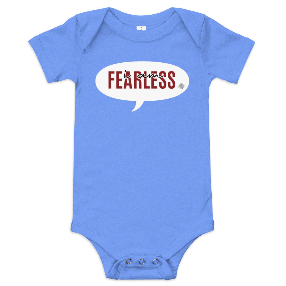 I Am Fearless Baby one piece