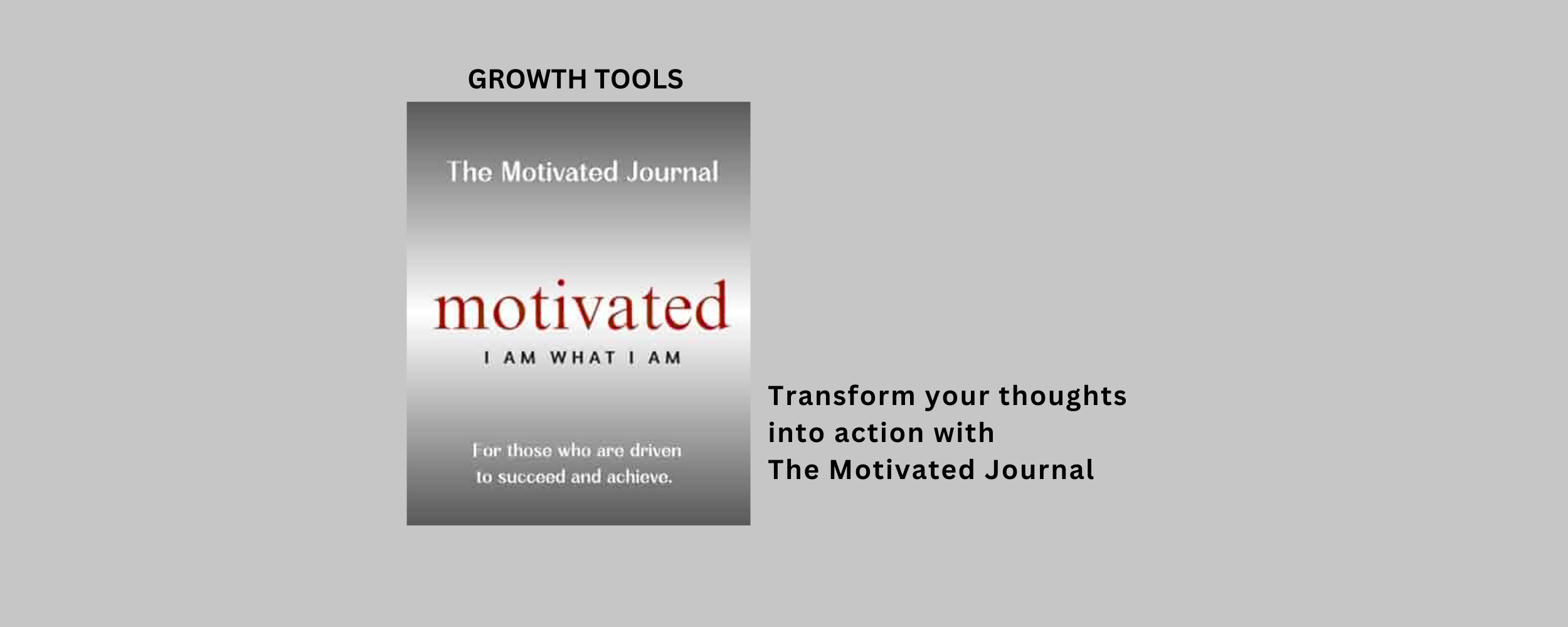 Motivated Journal book cover
