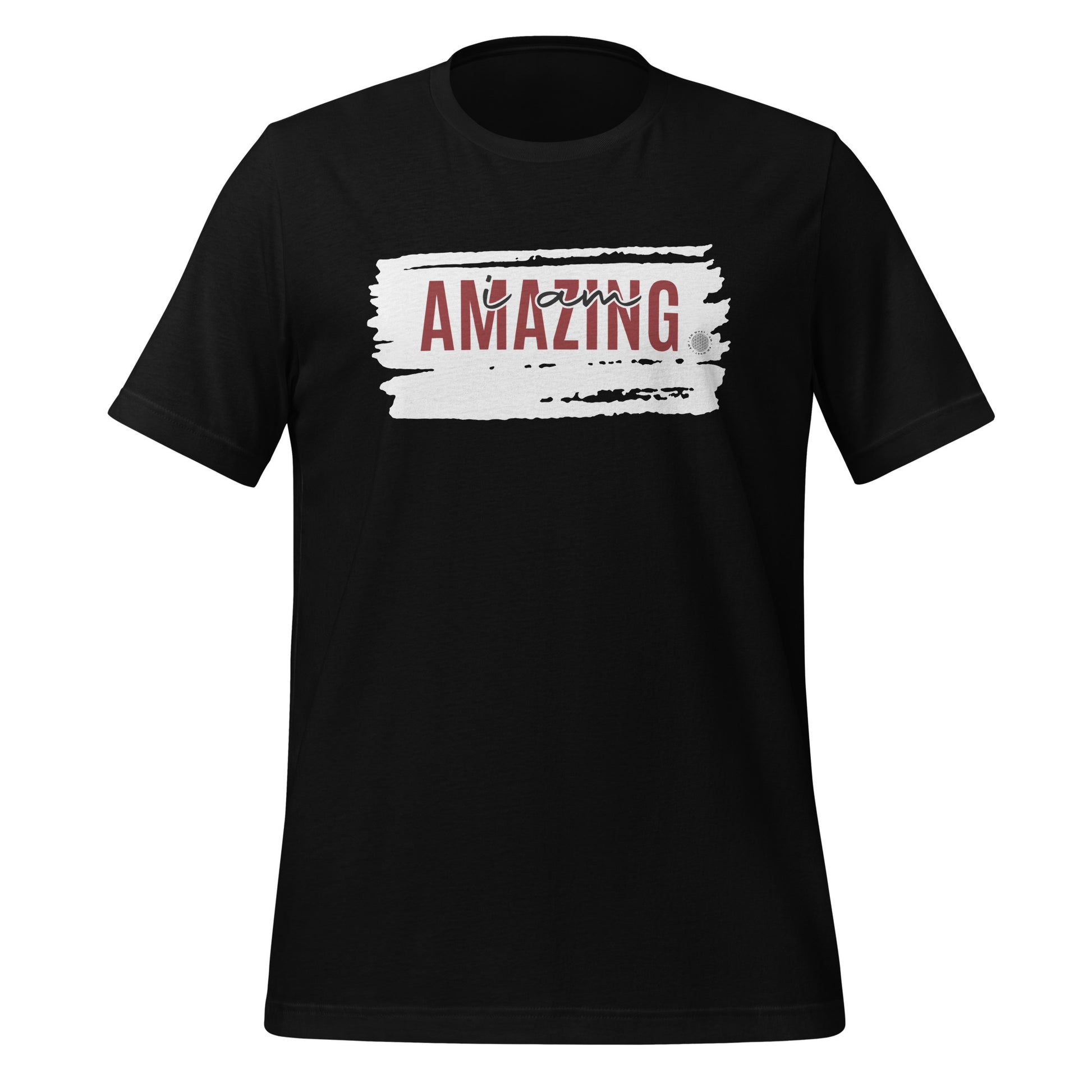 I Am Amazing Adult Unisex T-Shirt black