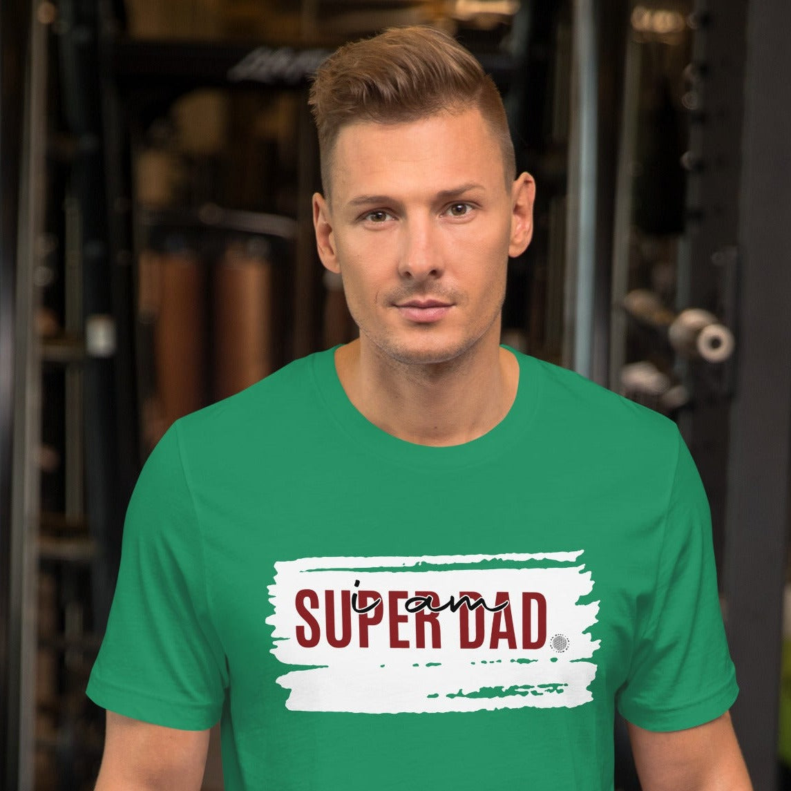 I Am Super Dad Short-Sleeve Unisex T-Shirt green