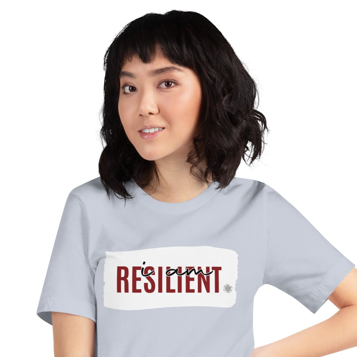 I Am Resilient Adult Unisex T-Shirt blue