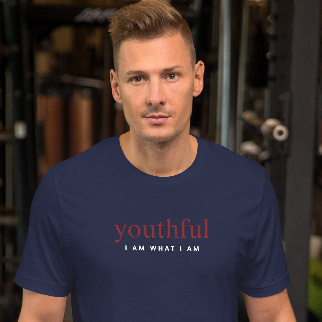 youthful unisex-staple-t-shirt-navy