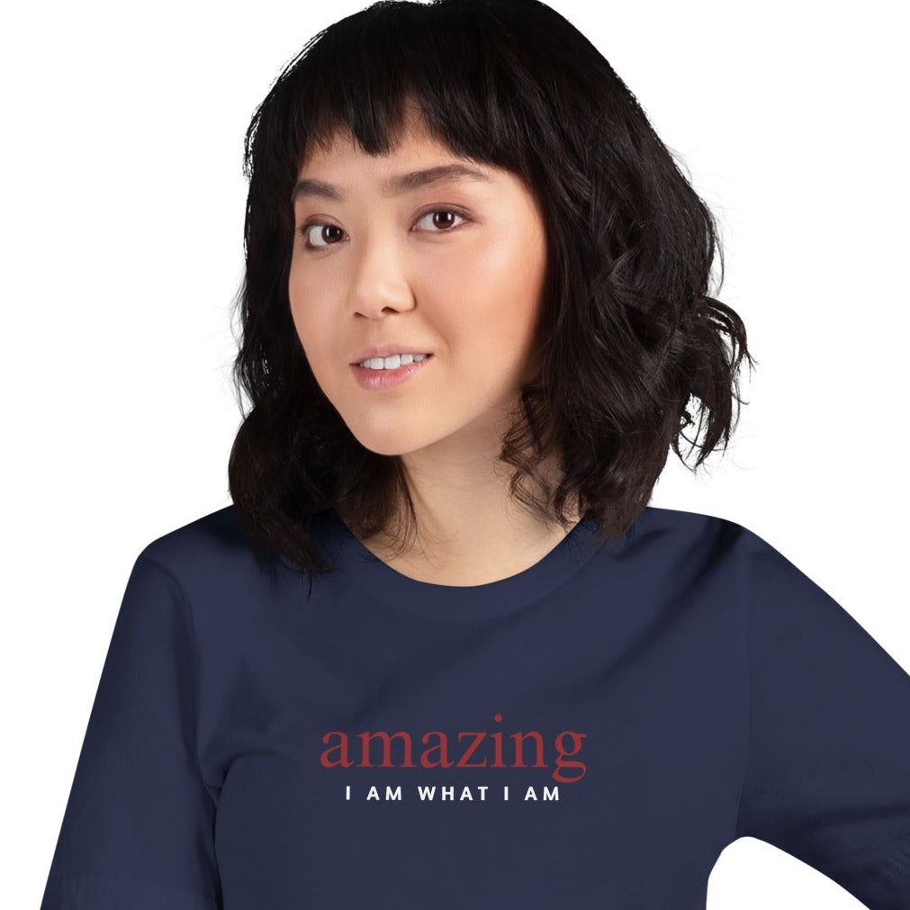 amazing unisex t-shirt navy