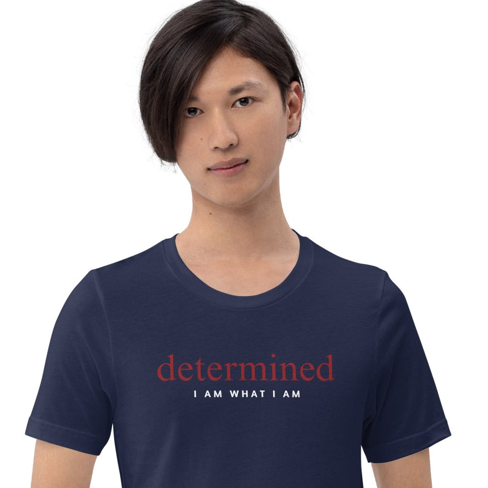 I Am Determined-t-shirt-navy