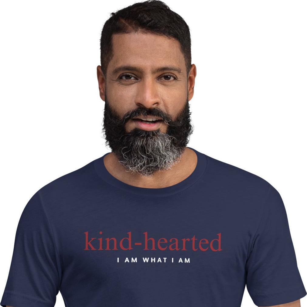 kind-hearted unisex-staple-t-shirt-navy