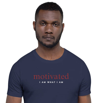 motivated unisex-staple-t-shirt-navy