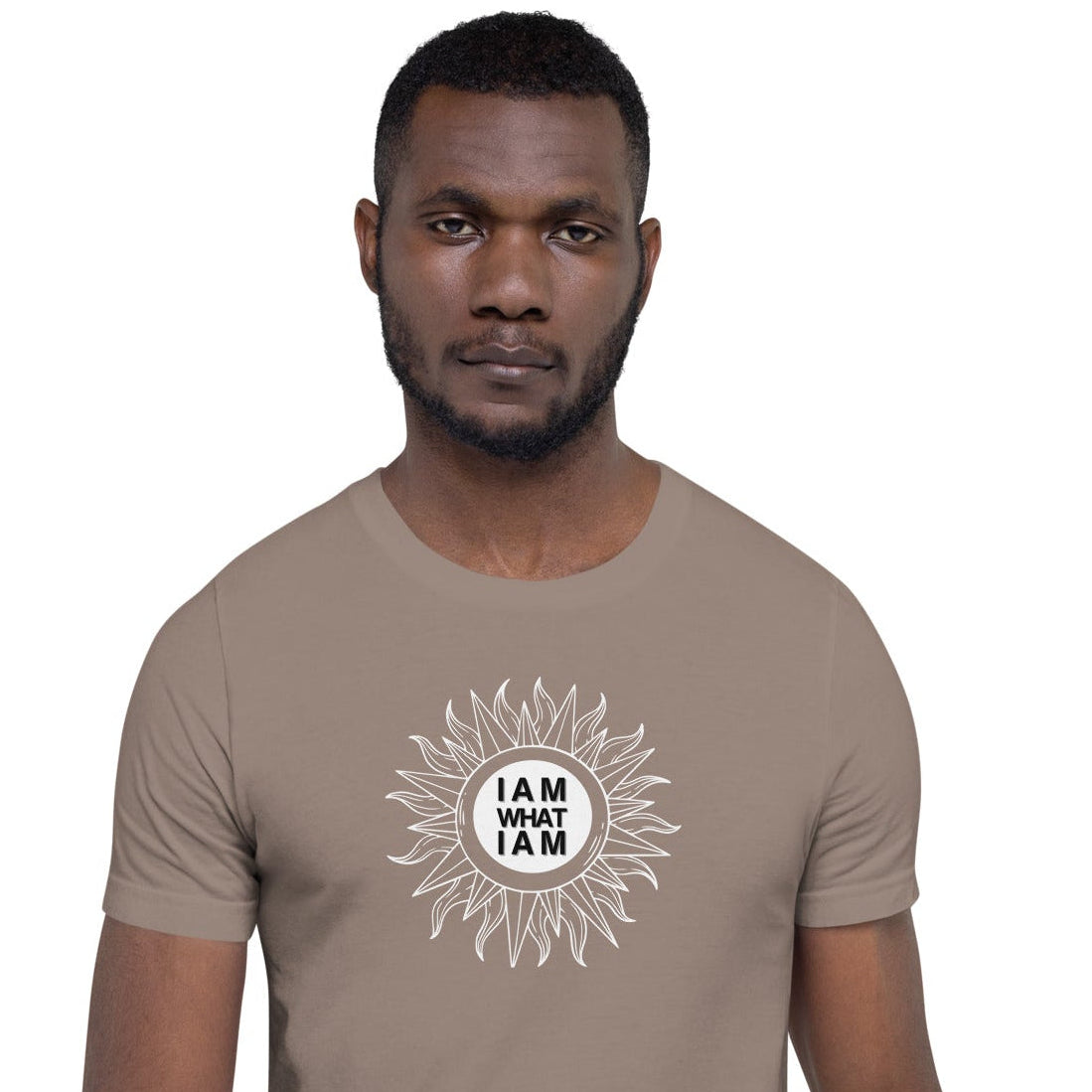 logo unisex t-shirt tan