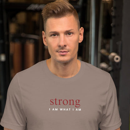 strong unisex-staple-t-shirt-pebble