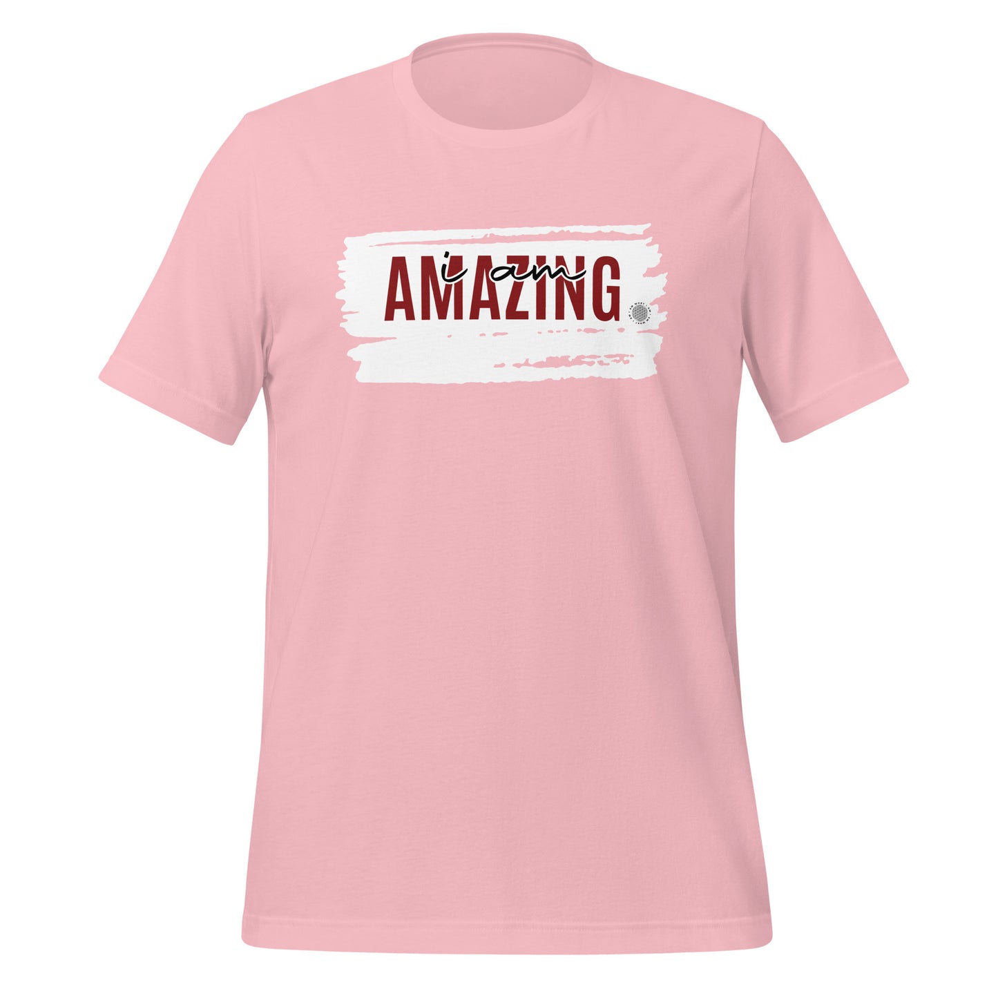 I Am Amazing Adult Unisex T-Shirt pink