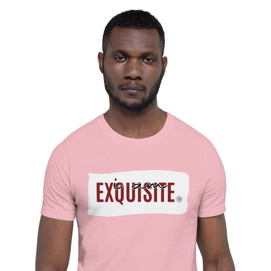 I Am eXquisite Adult Unisex T-Shirt pink