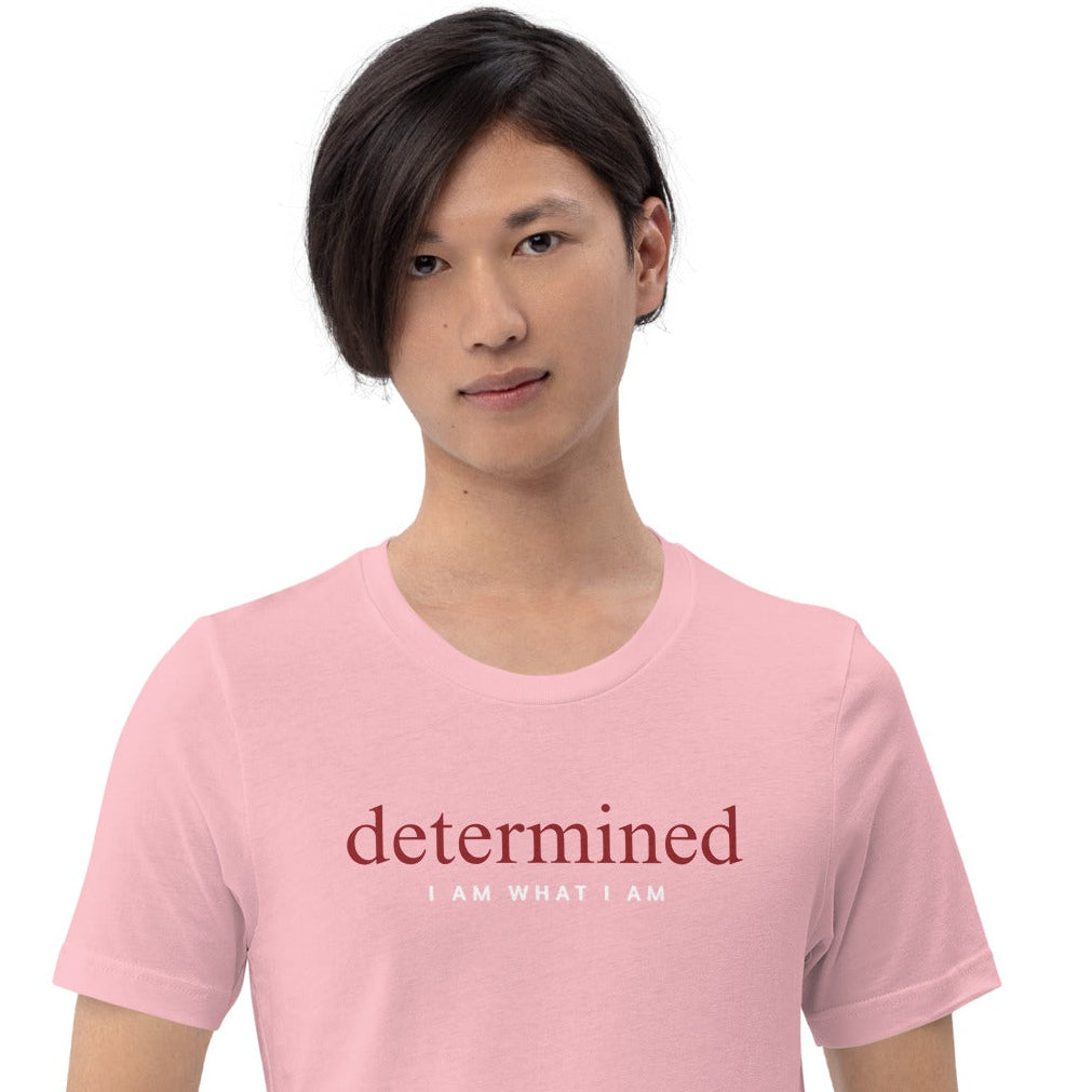 I Am Determined-t-shirt-pink